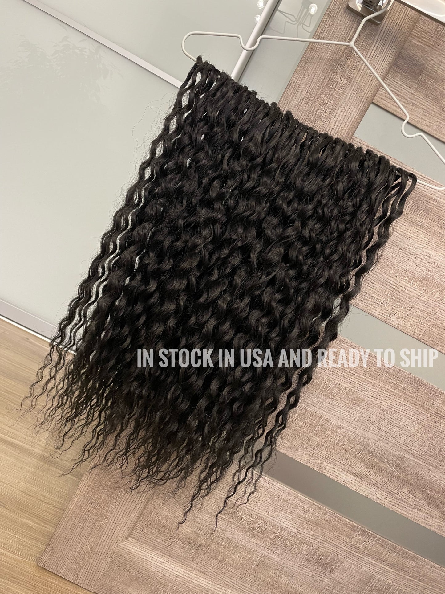 black curly crochet synthetic dreads